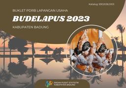 BUDELAPUS (Booklet Of GRDP By Industry) Of Badung Regency 2023