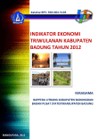 Indikator Ekonomi Triwulanan Kabupaten Badung 2012